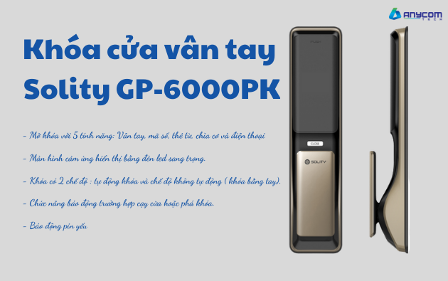 khóa solity GP-6000BK